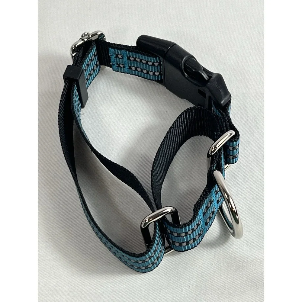 Martingale Dog Collar , Adjustable Nylon Reflective Collar‎ With Quick Release M